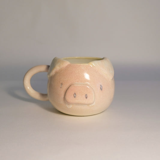 Piggy Cappuccino Mug (Pink)
