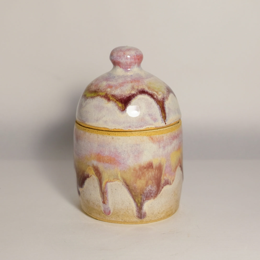 Drippy blush jar