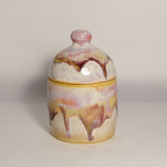 Drippy blush jar