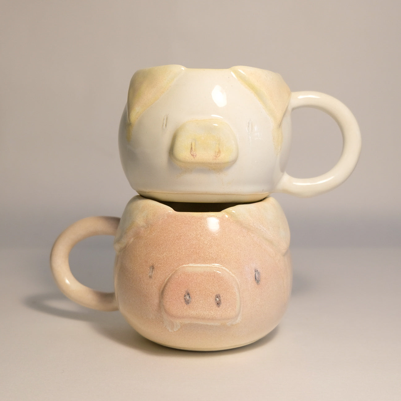 Piggy Cappuccino Mug (Pink)
