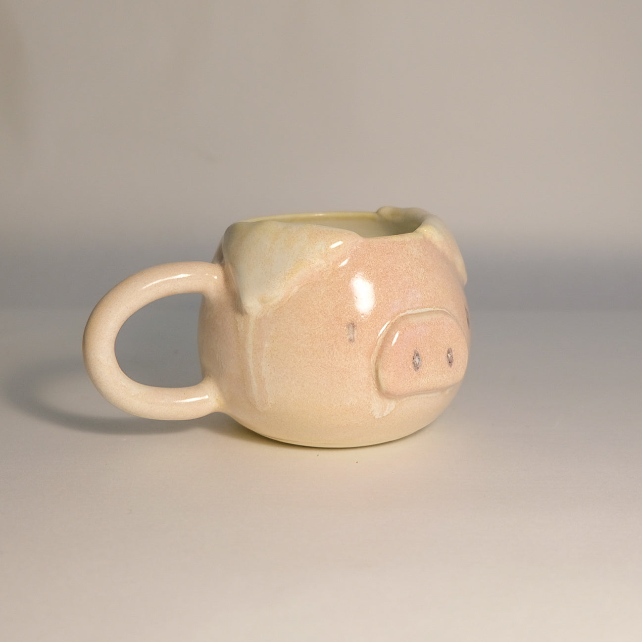Piggy Cappuccino Mug (Pink)